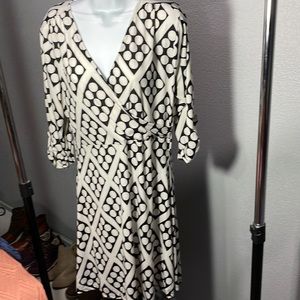 NWT mt collection polka dot wrap dress